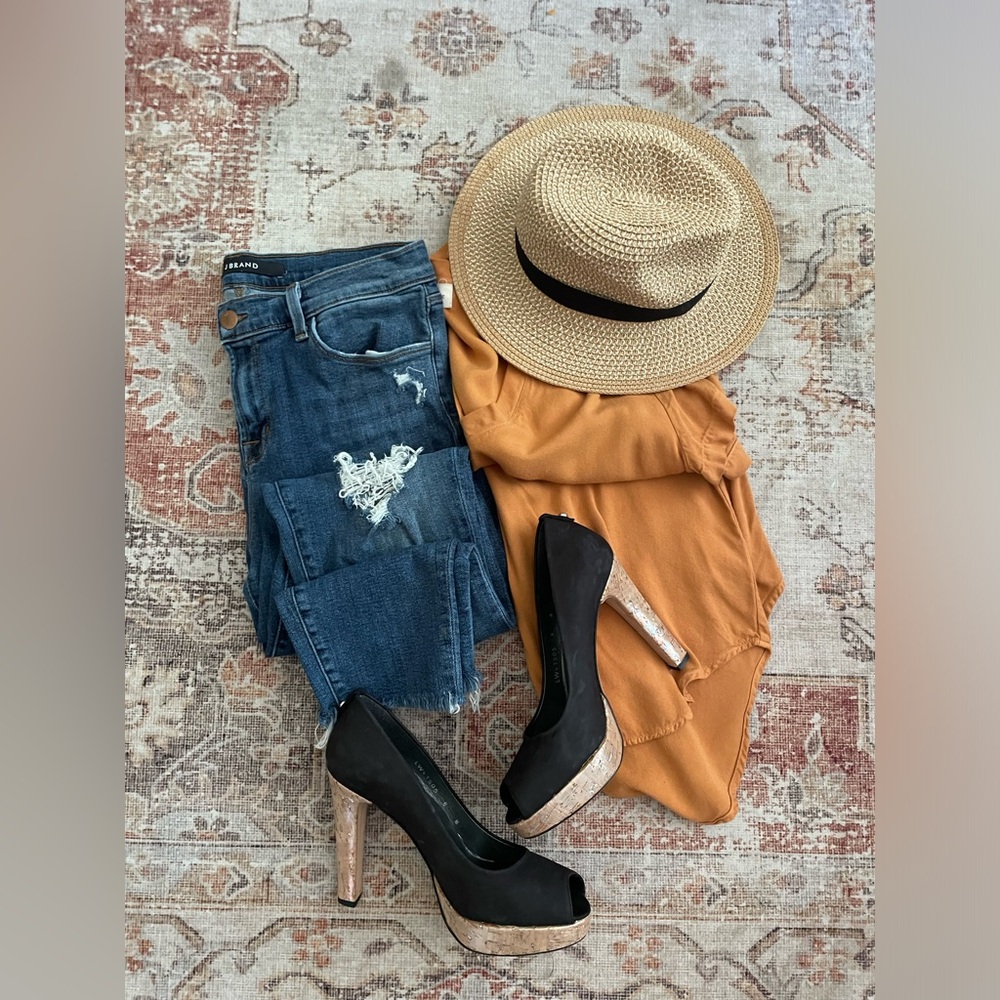 J Brand distress skinny jeans